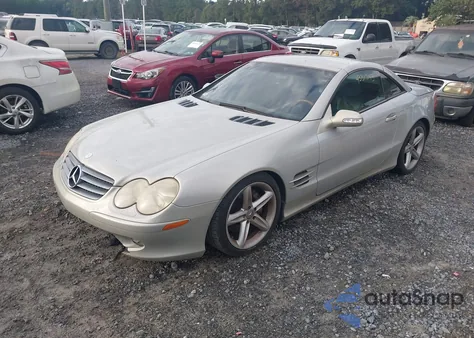 2003 Mercedes-Benz Sl 500 z USA, uszkodzony, nr VIN WDBSK75F13F012912
